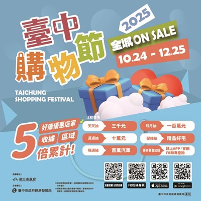 年度壓軸登場 臺中購物節開跑